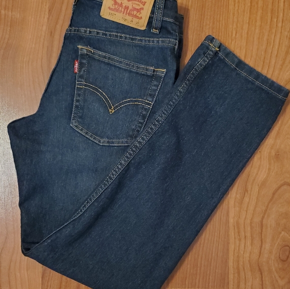 2 Jeans Levis  511 sz 12 boys good condition. - Picture 5 of 11